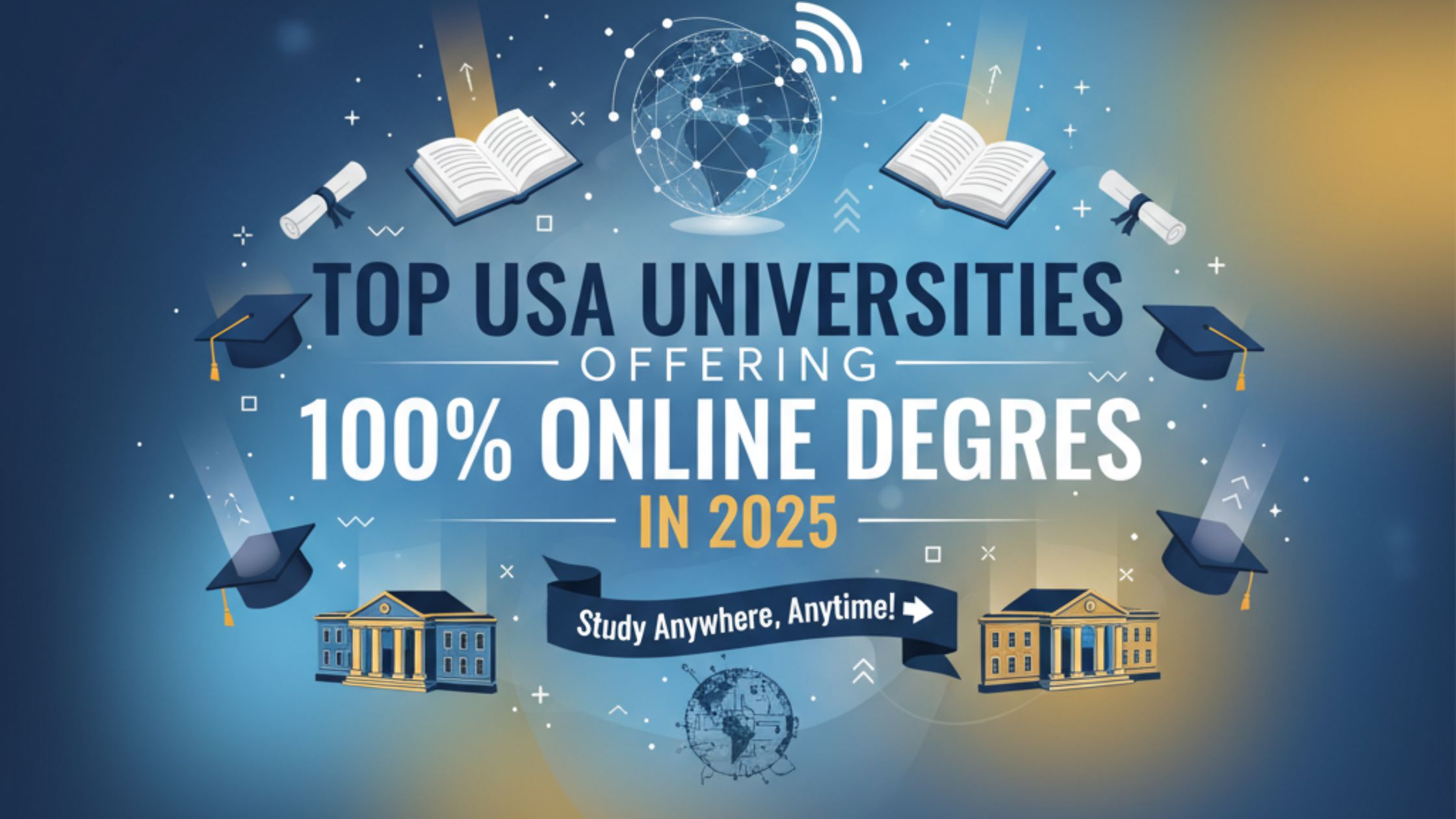 Top USA Universities Offering 100% Online Degrees in 2025