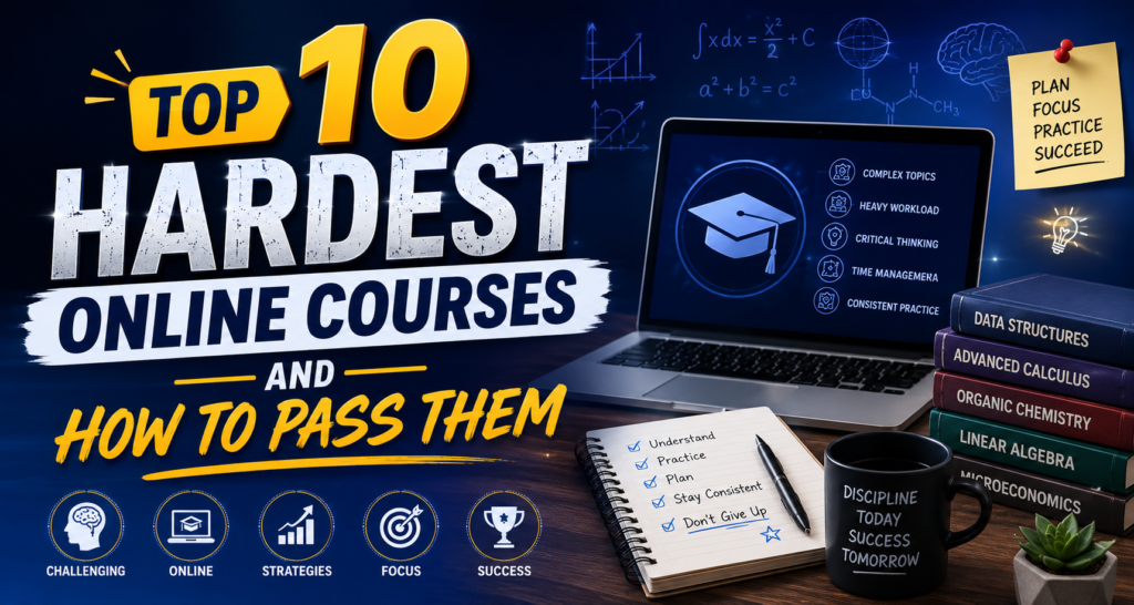 Top 10 Hardest Online Courses for USA Students